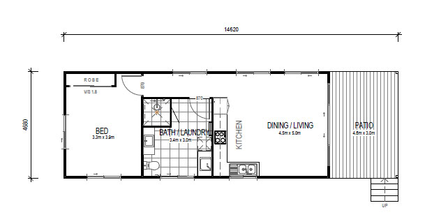 Jacaranda floorplan Koru Building Cairns
